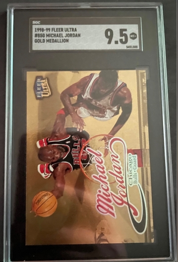 Michael Jordan 1998-99 Fleer Ultra Gold Medallion #85G - SGC 9.5