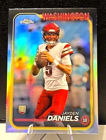 2024 Topps Chrome  Rookie  Jayden Daniels #201  Refractor  (RC) Commanders