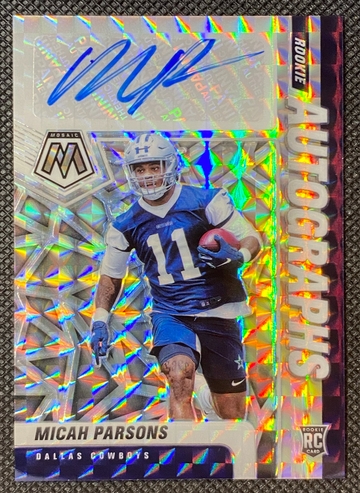 2021 Panini Mosaic - Micah Parsons Rookie Autographs Mosaic Prizm RC Auto #RA-59