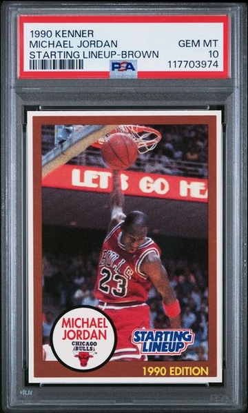 1990 Kenner Starting Lineup SLU Michael Jordan PSA 10