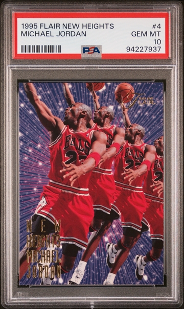 1995 Flair New Heights #4 Michael Jordan PSA 10
