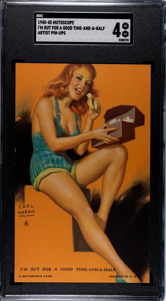 1940-45 Mutoscope Artist Pin-ups  I'm Out For a Good Time-and-a-HalfSGC 4 VGEX
