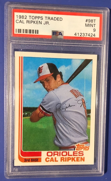 1982 Topps Traded #98T Cal Ripken Jr. PSA 9 rookie