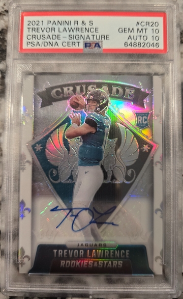 2021 Panini Rookie and Stars Trevor Lawrence - Crusade Auto