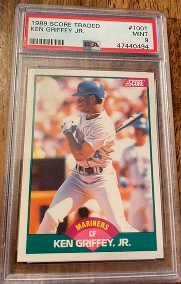Ken Griffey Jr 1989 Score Traded RC PSA 9