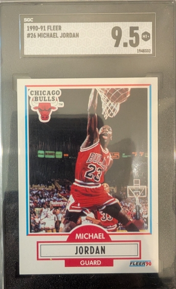 1990 Fleer Michael Jordan SGC 9.5