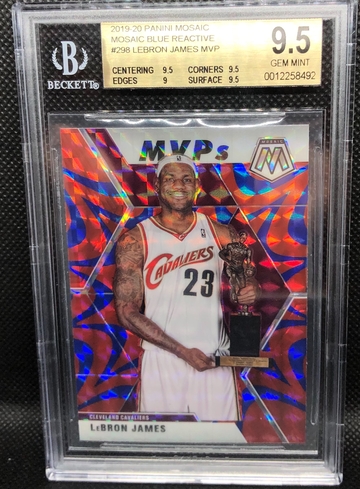 Lebron James 2019-20 Mosaic #298 MVP 