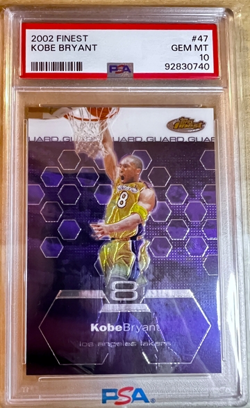 2002 Topps Finest Kobe Bryant 