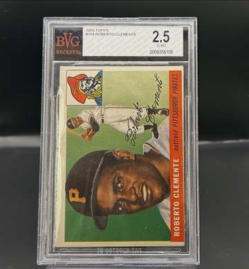 1955 Topps - Roberto Clemente #164 (RC) BVG 2.5