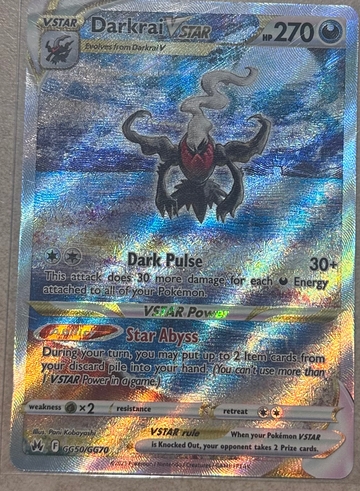 Pokemon Crown Zenith Darkrai VStar Galarian Gallery GG50/GG70