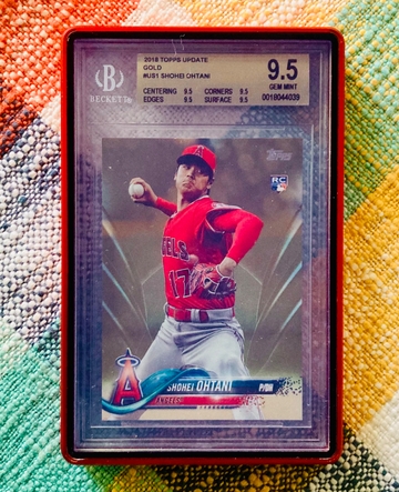 BGS 9.5 - 2018 Topps Update Shohei Ohtani #US1 RC GOLD (1160/2018) TRUE GEM+ 💎