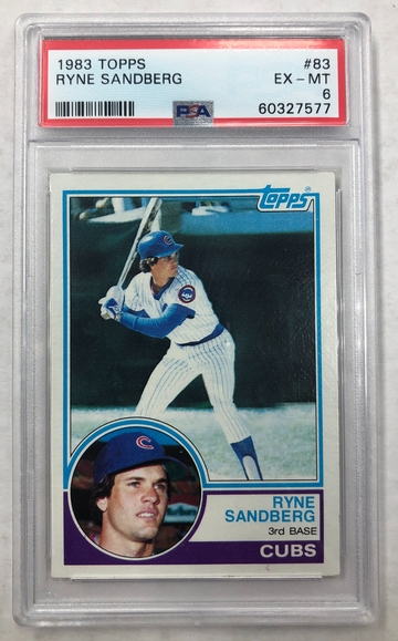 1983 Topps Ryne Sandberg PSA 6