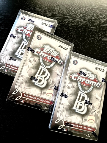 2020 Topps Chrome Ben Baller hobby box sealed - LOT of 3