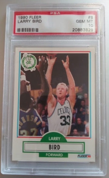 Larry Bird 1990 Fleer PSA 10 Boston Celtics
