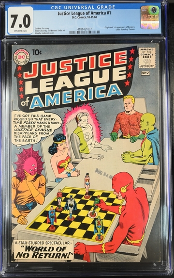 Justice League of America # 1 CGC 7.0