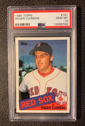 1985 Topps Roger Clemens #181 PSA 10 Gem Mint
