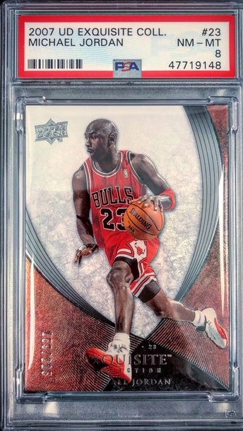 Michael Jordan Upper Deck EXQUISITE Collection #23