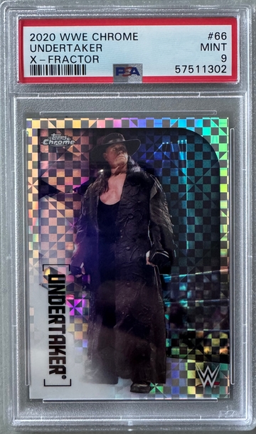 2020 Topps Chrome WWE The Undertaker X-Fractor PSA 9