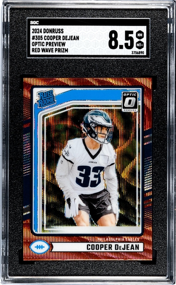2024 Donruss #305 Cooper DeJean Optic Preview SGC 8.5