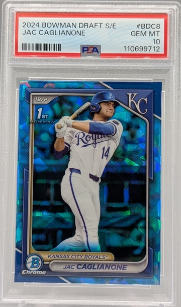 2024 Bowman Sapphire #BDC8 Jac Caglianone PSA 10 