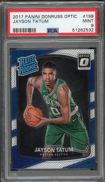2017 Optic Jayson Tatum PSA 9 