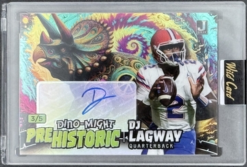 2024 Wild Card Dino-Might Prehistoric DJ Lagway Auto PHTRI2-DLA 3/5