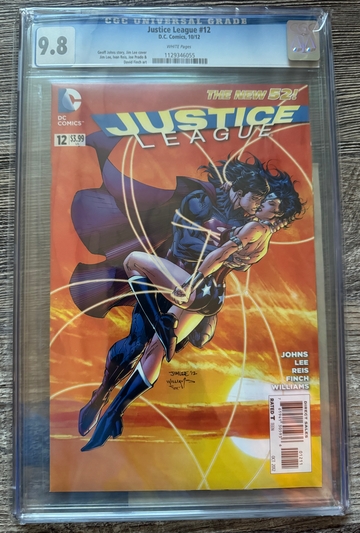 Justice League DC #12A Lee CGC 9.8 2012 Comic