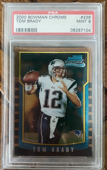 2000 Bowman Chrome Tom Brady