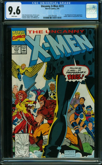 X-MEN #273, CGC 9.6 NM+
