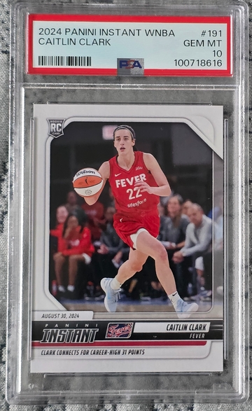 2024 Panini Instant Caitlin Clark #191 PSA GEM MINT 10