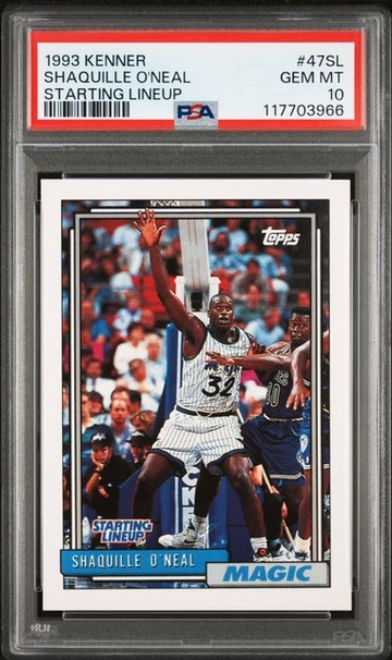 1993 Kenner Starting Lineup SLU Shaquille O'Neal PSA 10