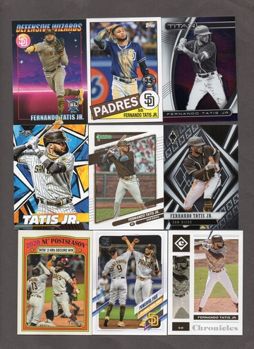 Lot of (22) Fernando Tatis Jr Baseball Cards - Inserts Nice Variety