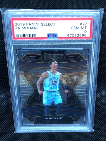 2019 Ja Morant select base PSA 10 