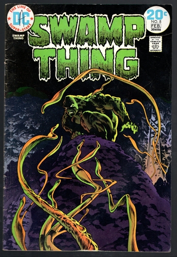 1971 DC Swamp Thing #8 Bernie Wrightson Art Comic Book FINE+
