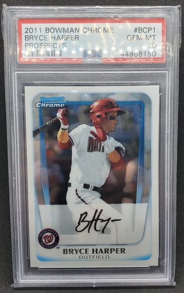 Bryce Harper Bowman Chrome PSA10