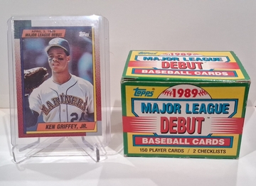 Ken griffey jr. 1989 topps MLB debut