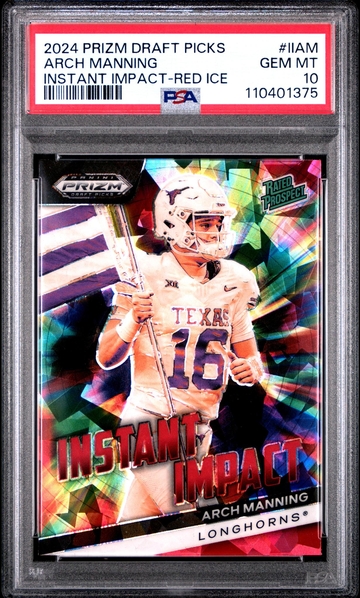 2024 Prizm #IIAM Arch Manning Instant Impact PSA 10