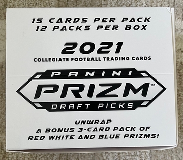 2021 Panini Prizm Draft Picks CELLO Box (12 packs)