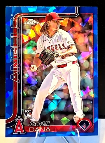 2025 Topps Chrome Sapphire  Caden Dana RC  #245 Angels Rookie