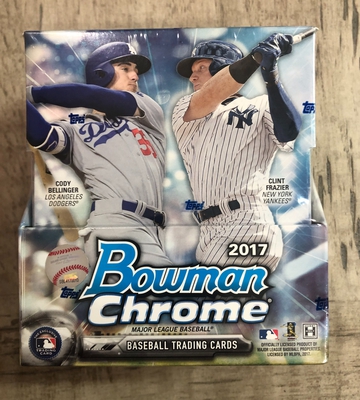 2017 Baseball Bowman Chrome Hobby Box