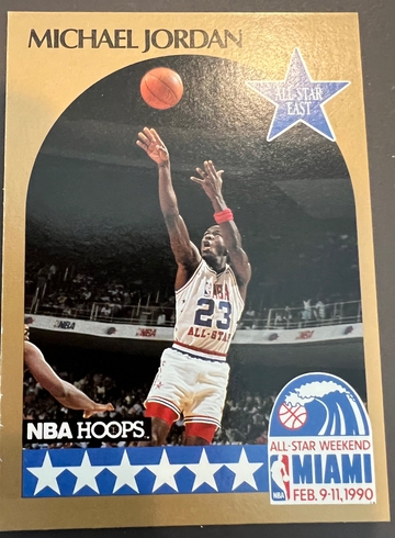 1990 NBA Hoops Michael Jordan All-Star #5