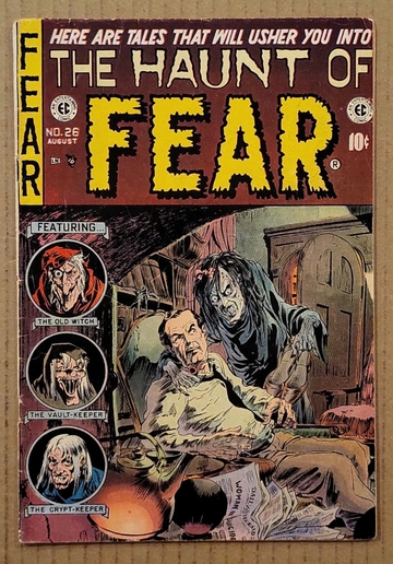 Haunt of Fear #26 Graham Ingels cover EC Comics 1953 PCH Pre Code Horror VG