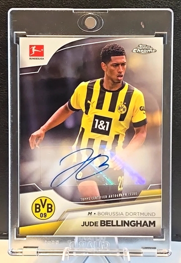 2022-23 TOPPS CHROME BUNDESLIGA  AUTO  JUDE BELLINGHAM  DORTMUND 