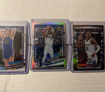 3 card 2023 optic podziemski Irving and morant 