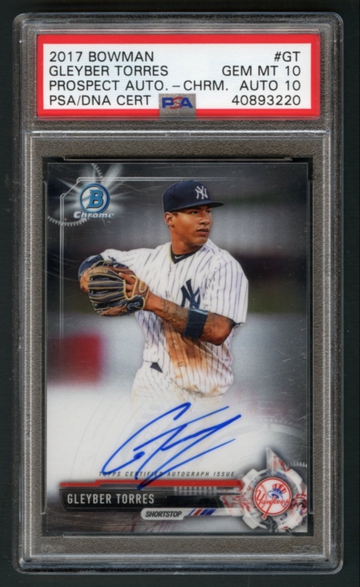 Gleyber Torres PSA 10/10 Pop 5