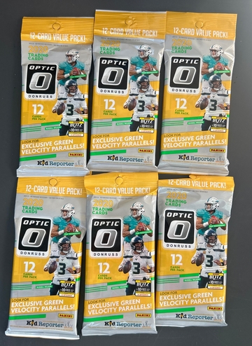 2020 Optic NFL Cello Packs- Unopened Qty-6