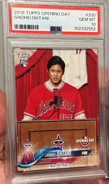 2018 Topps Opening Day Shohei Ohtani Rookie PSA 10