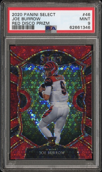 2020 Joe Burrow Red Disco Prizm Rookie 29/49