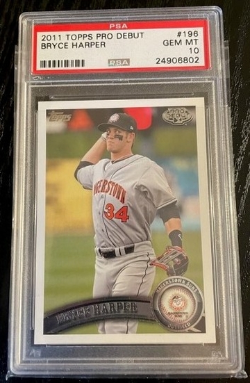 Bryce Harper 2011 Topps Pro Debut # 196 Gem MInt 10