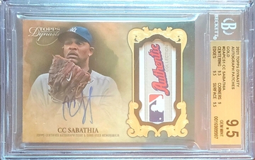 2021 Topps Dynasty CC Sabathia 1/1